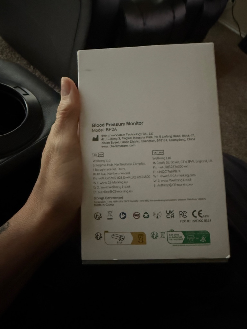 BP2A Black Blood Pressure Monitor - Picture 4 of 8